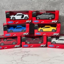 Welly Nex Diecast Model Car Audi Mercedes BMW Jaguar Porsche Lamborghini Bentley