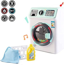 First Machine' Laundry and Cleaning Play Set for Kids with Variety of Washing A