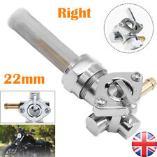 For Harley Davidson Sportster Fuel Cock Tap Fuel Valve 22mm Right Spigot  UK New