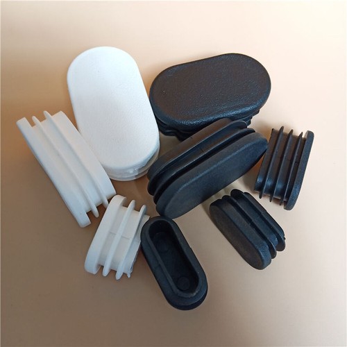 Oval oblong plastic end - oval,