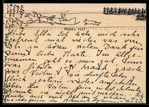 Artist postcard - artist's,