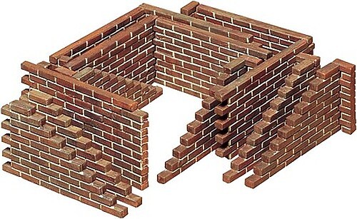 Tamiya brick wall set - brick,