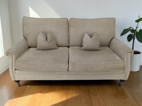 Sofa seater beige cross - sofa,