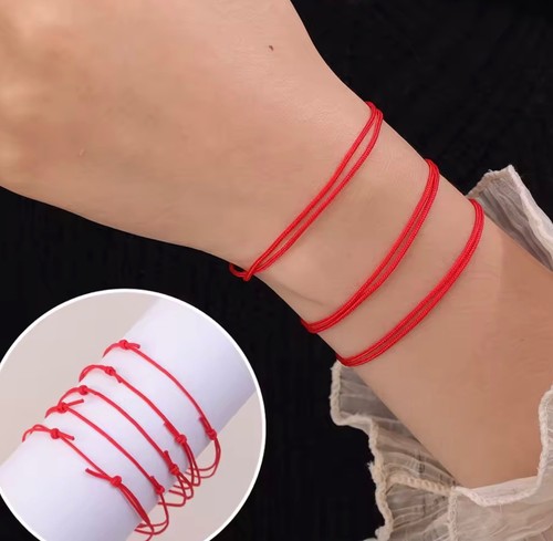 Pack simple thin red - thin, string