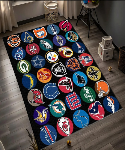 American football rug - american,