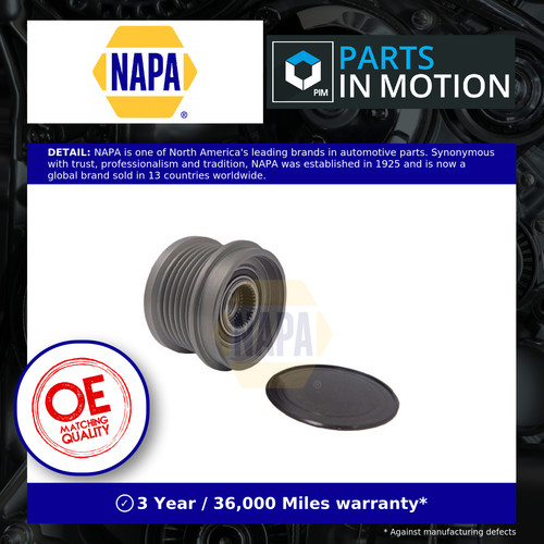 Overrunning alternator pulley - overrunning,