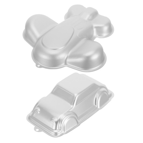 Reusable aluminum airplane - aluminum, 3d