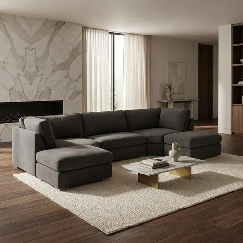 New bishop shape sofa - new|,