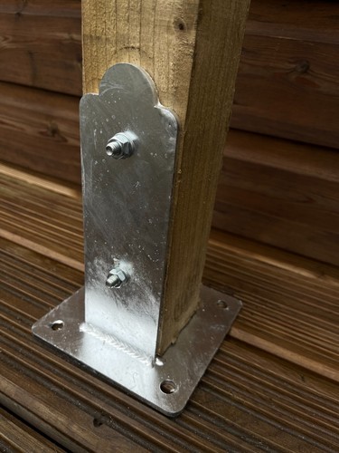 Fence post socket support - fence,
