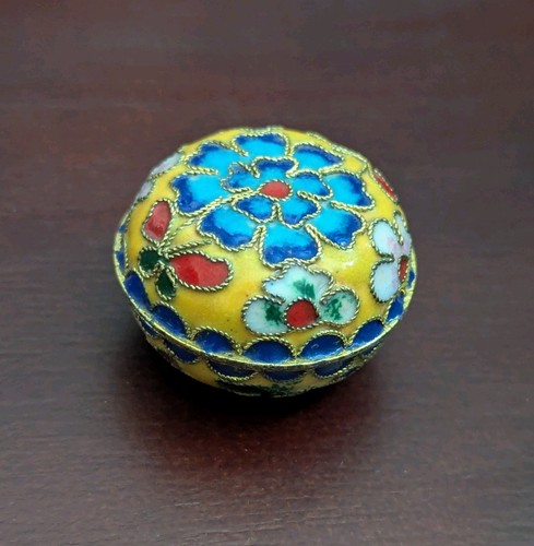 Small cloisonne trinket - cloisonne,