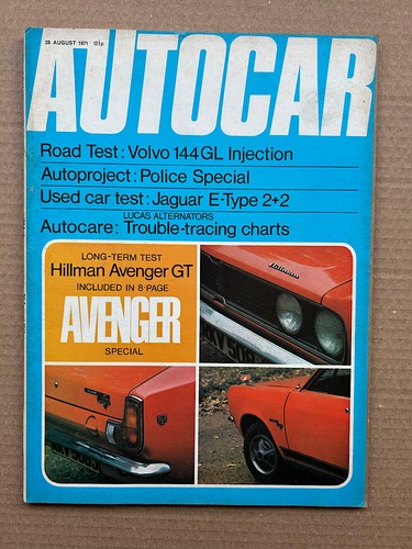 Hillman avenger autocar - hillman, gt