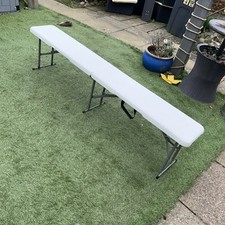 NEW! 6ft Portable Folding Heavy Duty 4 Person Outdoor Trestle Bench