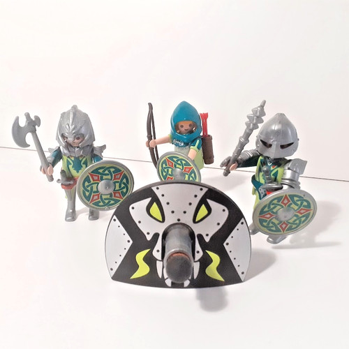 Playmobil green dragon - green,
