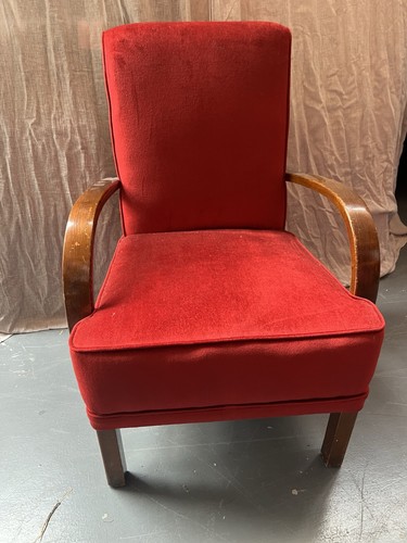 Antique red velvet mid - red,