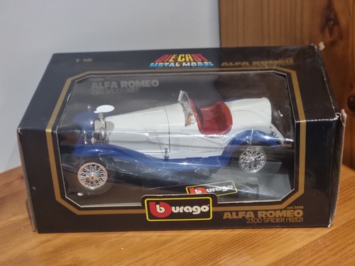 Burago alfa romeo 2300 spider - romeo,