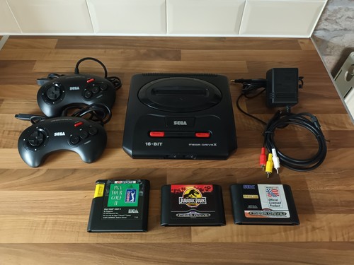 Sega mega drive console with - mega, 2
