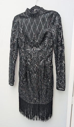 Prettylittlething black sequin - prettylittlething,