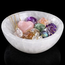 Selenite Crystal Round Bowl