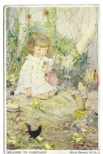 Happy hours postcard welcome - happy,
