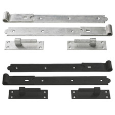 Hook and Band Hinges 8"- 36" Gate Garage Heavy STRAIGHT Stable Shed Barn Door