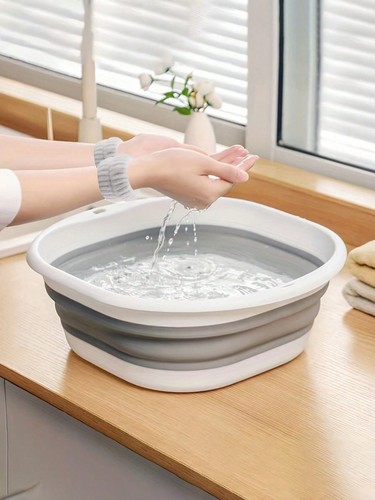 Foldable water basin - water, with