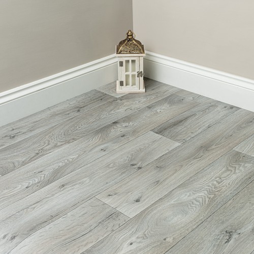 Grey vinyl flooring - flooring, plank