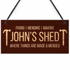 PERSONALISED Garden Shed Sign