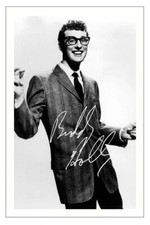 BUDDY HOLLY Signed Autograph