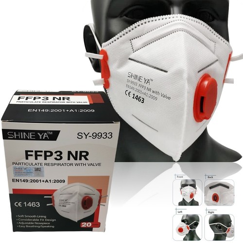 Ffp3 dust mask - fold, flat