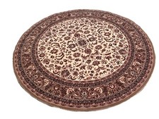 A FINE NEW MACHINE MADE MADE TRADITIONAL ORIENTAL SYNTHETIC ROUNDRUG(250x250cm)*