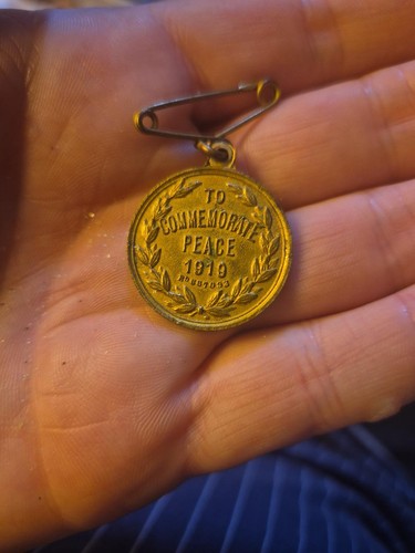 1919 ww1 peace medal o - 1919, w.o