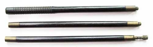 Antique ebony and brass rifle - ebony,