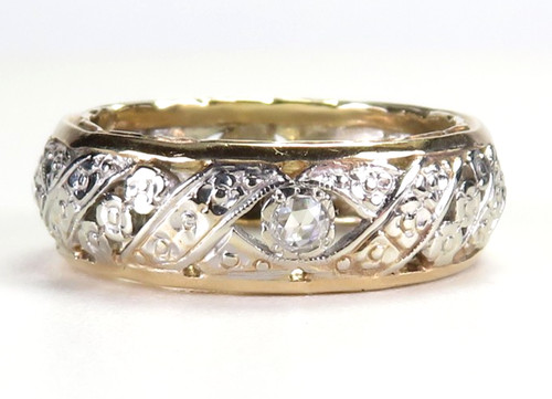 Antique 1920 diamond wedding - 1920's,