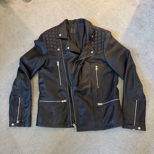 Allsaints men leather jacket - allsaints, men's