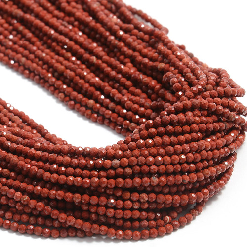 4mm faceted natural stone - natural,