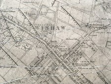 1st Edition (1874) Geological Map of the Wishaw area. Lanarkshire Sheet 18.