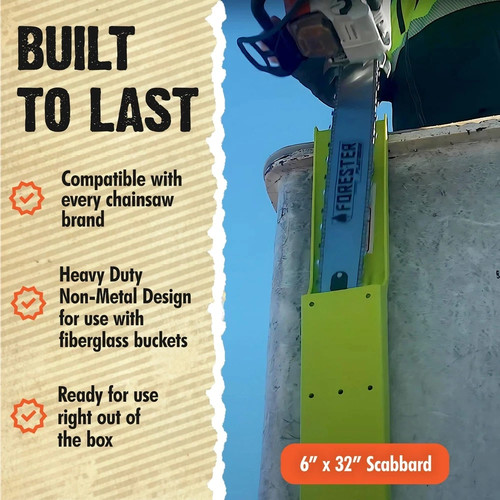 Bucket scabbard chainsaw - bucket,