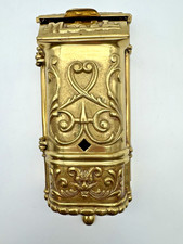 Vintage Ornate Brass Mail Box