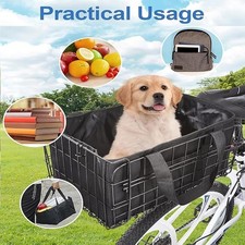 Folding Metal Bicycle Basket