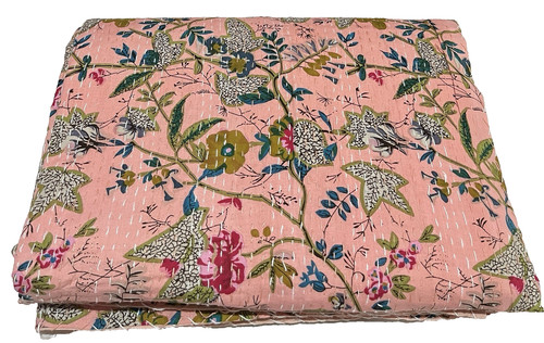 Indian kantha quilt - indian,