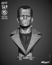 Frankenstein Bust Unpainted