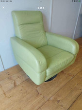 SOLD…….SOLD…….retro 1980s lime green swivel armchair