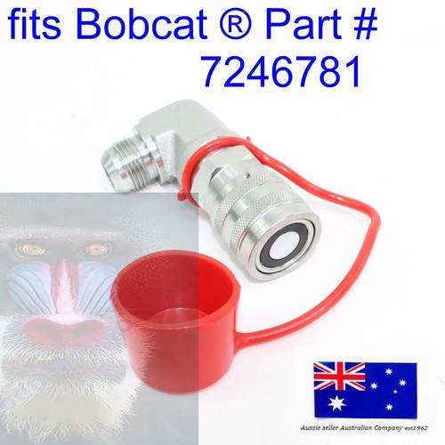 Female hydraulic coupler - hydraulic, cap