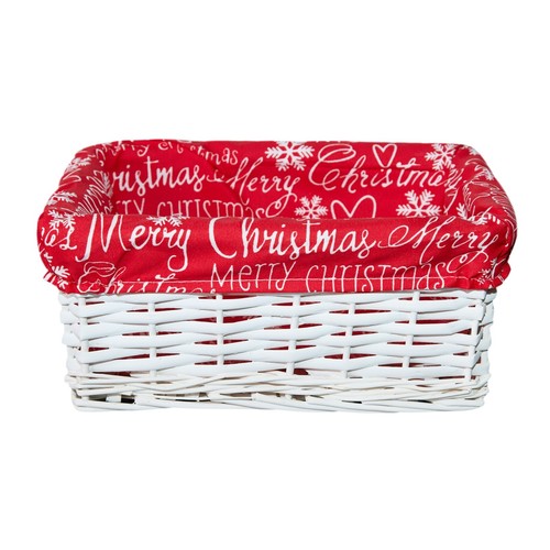 Wicker baskets trays - trays, red