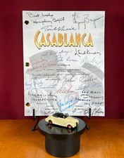 Casablanca Script Signed-