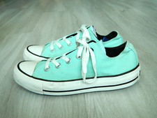 Converse All Star OX Double Tongue Girls Trainers Green Size 4 / 36.5