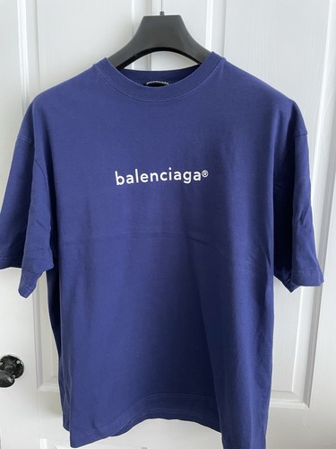 Balenciaga men shirt - men's, blue
