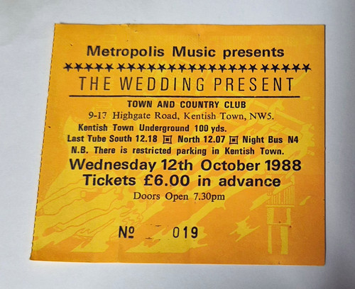 The wedding present concert - present,