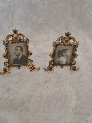 Vintage gilt and - , jewelled