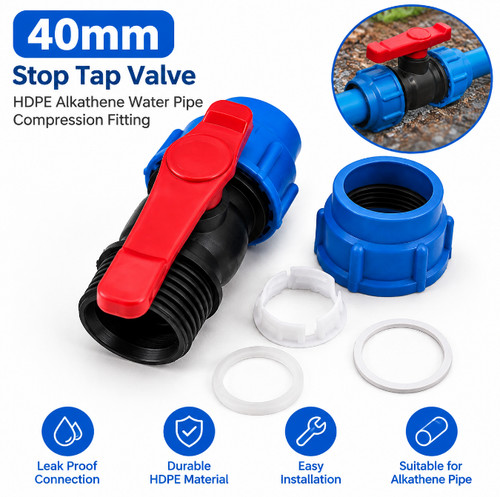 40mm water pipe stop valve - stop,